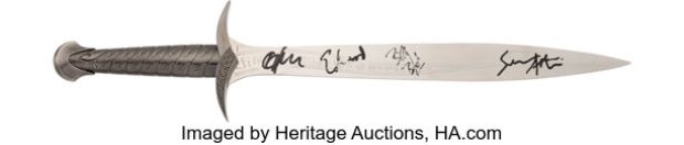 The Lord of the Rings Franchise (New Line, 2001-2003), Signed Replica Sting.