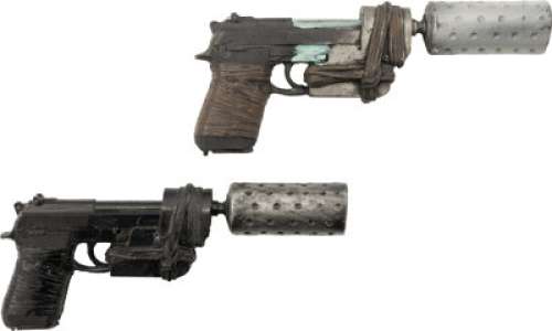Waterworld (Universal, 1995), Pair of Smokers Stunt Taurus PT 99 9mm Pistols. (Total: 2 Items)