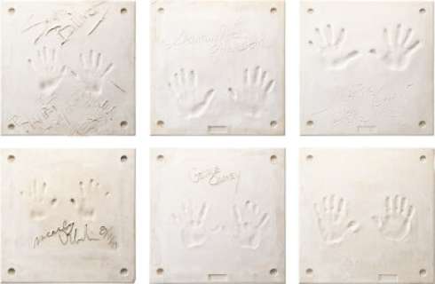 George Clooney, Samuel Jackson, Sandra Bullock, and Others Group of (29) Iconic Entertainer Master and Replica Plaster Casts. (Total: 29 Items)