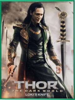 Thor: The Dark World (Walt Disney, 2013), Tom Hiddleston "Loki" Hero Dagger.