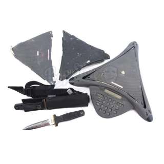 DOGMA (1999) - Lot 628 - Loki‘s (Matt Damon) Knives, SFX Speakerphone, and Leg Sheath