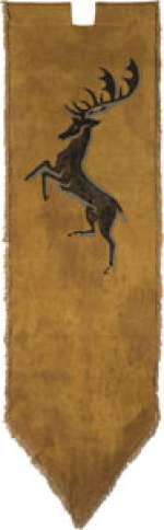 Robert Baratheon (Mark Addy) Banner Displays from Game of Thrones (HBO® Original 2011-2019, Season 1). (Total: 2 Items)