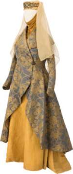 Olenna Tyrell (Diana Rigg) Gold Floral Ensemble from Game of Thrones (HBO® Original 2011-2019, Season 4). (Total: 3 Items) | Heritage