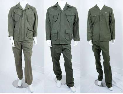 Forrest Gump Gump, Lt. Dan & Bubba Army Fatigues | GWS Auctions