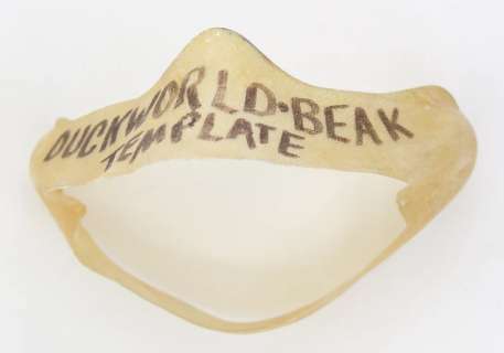 Howard the Duck Duckworld Citizen Movie Production Used Duck Bill Beak Mold - 1986 | SWAU