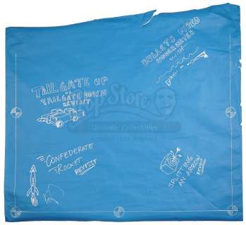 Mythbusters | Episodes "Myths Re-Opened" and "More Myths Revisited" (2006, E51/E64): Episode Blueprint Signed by Adam Savage - Revisited Myths | Propstore