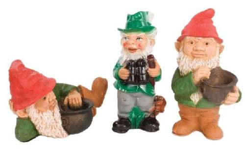 LOST - Lot 298 - Five garden gnomes Hurley used to spell "CLUCK YOU"