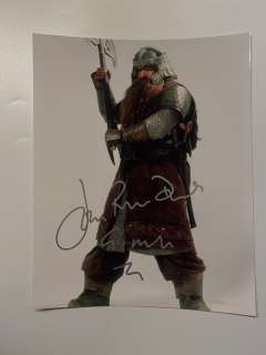 Lord of the Rings | Lord of the Rings - Signed by John Rhys Davies | Catawiki