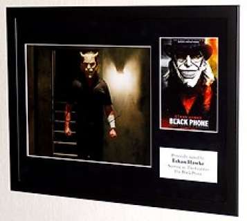 The Black Phone - The Black Phone - Ethan Hawke (The Grabber/Serial Killer) Premium Framed, signed, Certificate of Authenticity