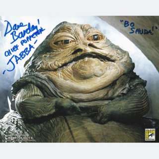 Star Wars Episode VI: Return of the Jedi - Signed by Dave Barclay (Jabba the Hutt) | Catawiki