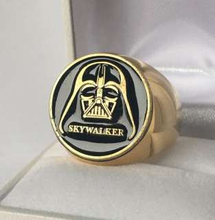 Star Wars - Skywalker Darth Vader Ring Surgical Steel + 24kt Gold plated | Catawiki