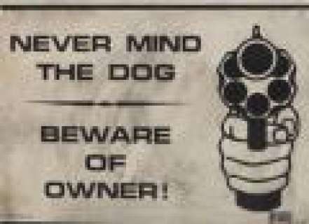 Sons of Anarchy - Lot 2188 - Teller-Morrow Beware of Owner Sign