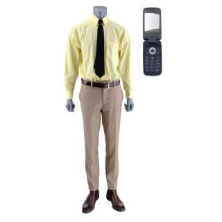 Better Call Saul - Lot 59 - Gus Fring (as played by Giancarlo Esposito) Los Pollos Hermanos Restaurant Costume and Cell Phone