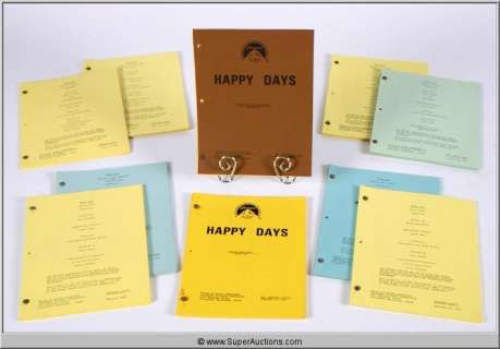 Happy Days Television Scripts | Super Auctions