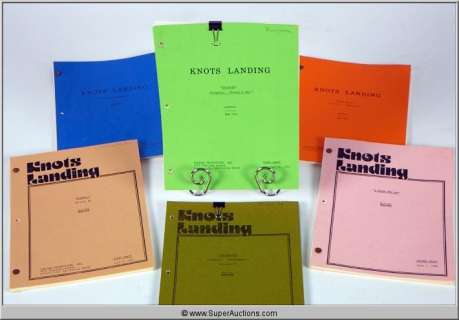 Knots Landing Television Scripts | Super Auctions