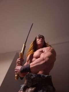 Conan the Barbarian - Arnold Schwarzenegger - Statue, handpainted, 64 cm high | Catawiki