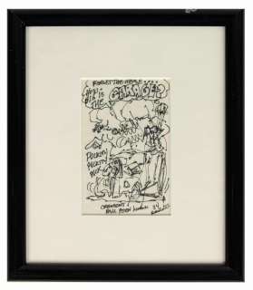 Lot 659 - Big Daddy Roth T-Shirt Concept Art.