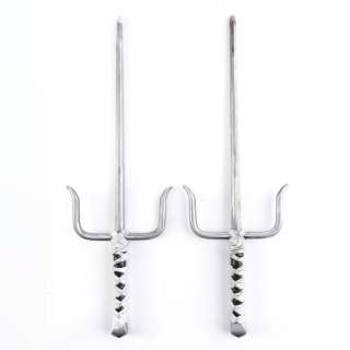 MARVEL‘S THE DEFENDERS (T.V. SERIES, 2017) - Lot 351 - Elektra Natchios‘ Pair of Bloodied Silver Sais