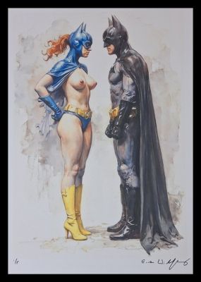 Batman and Batgirl - Vintage edition by Emma Wildfang - Large size | Catawiki