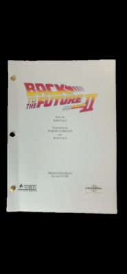 Script - BOB GALE - Amblin - BACK TO THE FUTURE II - 1988 | Catawiki