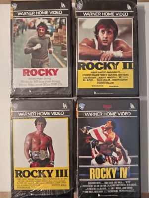 Rocky, Rocky-Rocky II-Rocky III-Rocky IV - Sylvester Stallone - Warner Home Video | Catawiki