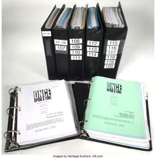Once Upon a Time collection of scripts and production materials for Season 1, Episodes 1-20....