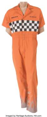 Mitch Pileggi "Pinker" signature prison coveralls from Wes Craven‘s Shocker....