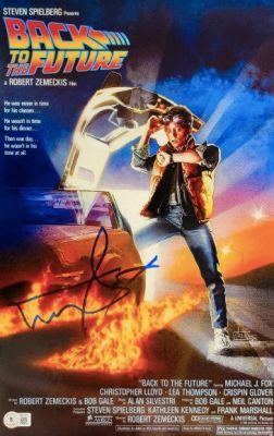 Back to the Future - Michael J. Fox - Signed 28x45 cm Photo with BECKETT COA | Catawiki