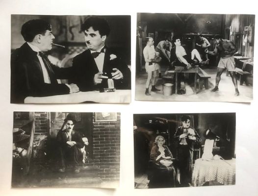 Robert Cohen (Agip) - Charlie Chaplin - Les lumières de la ville - 5 photos de cinéma | Catawiki