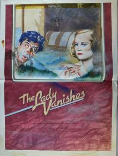 The Lady Vanishes (1979) Original prototype artwork by Vic Fair for the Hammer film starring… | Ewbank’s