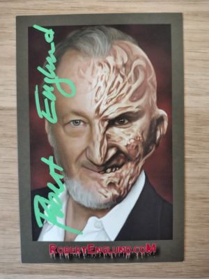 A Nightmare on Elm Street - Robert Englund - Autograph, Fancard with Beckett COA | Catawiki