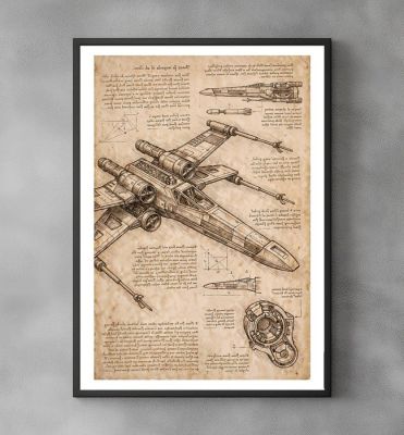 Star Wars - Mechanics of Flight - X-Wing Star Wars - Signed and Numeroted 4/10 - Sato Hageshi | Catawiki