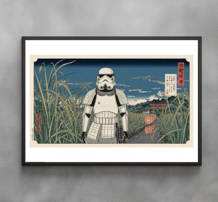 Star Wars - Time to Rest - Stormtrooper Star Wars - Signed and Numeroted 7/10 - Sato Hageshi | Catawiki
