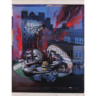 Lot 1108 - Original Syd Mead artwork for MPC model of Giant Scorpion