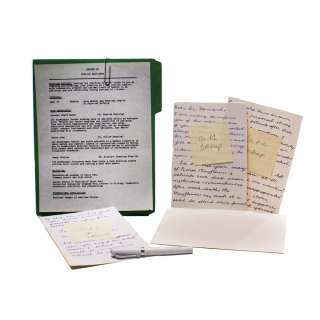 Fargo Dr David Harvard Stephen Spencer Production Used Resume Of Oraetta Letter Of Ethelrida & Pen | VIP Fan Auctions