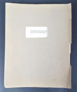 ESTATE OF DAVE PROWSE - PROWSE’S PERSONAL SCRIPT FOR HAMMER HORROR | Auctioneum Ltd