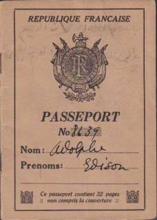 Casablanca RARE RARE prop passport | Piece of the Past