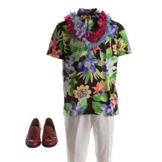 The Shrink Next Door Ike Paul Rudd Screen Worn Shirt Pants 2 Hawaiian Lei & Shoes Ep 101 & 107 | VIP Fan Auctions