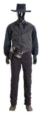 Lot 841 - THE MAGNIFICENT SEVEN: DENZEL WASHINGTON "SAM CHISOLM" COSTUME (WITH DVD)