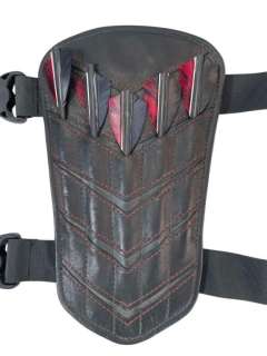 Arrow TV Series (2012-2020) - Dark Arrow (Stephen Amell) Hero Right Leg Quiver With Hero Darts | Hanlin Auction Service