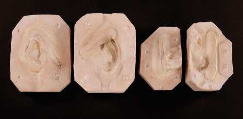 Lot 656 - (2) JOHN CHAMBERS MOLDS FOR RUTGER HAUER AS “ROY BATTY’S” EARS FROM BLADE RUNNER.