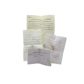 Thirteen Lives Screen Used Letters From Parents Sc 101 | VIP Fan Auctions