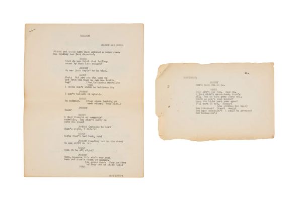 Harry Dean Stanton - Lot #625 - Annotated Script Pages for "Lullaby" by Don Appell