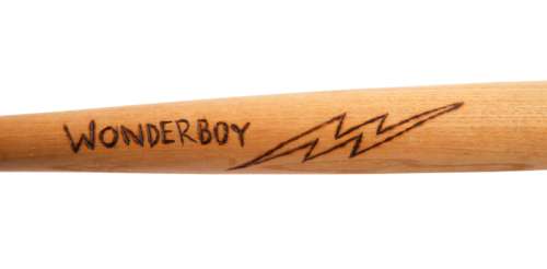 Lot 612 - THE NATURAL | ROBERT REDFORD "WONDERBOY" BASEBALL BAT WITH PROPS AND PRODUCTION EPHEMERA (WITH DVD)