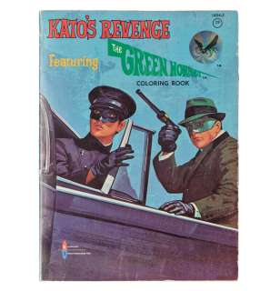 Lot 320 - Bruce Lee | Signed "Kato‘s Revenge - The Green Hornet" Coloring Book