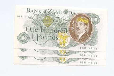 Lot of 3 Screen Used Coming To America Prop Bank Notes | Piece of the Past