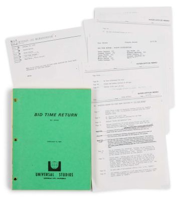 Jane Seymour | 1979 “Somewhere in Time” Script with Production Documents | Julien’s