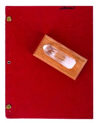 Lot 8 - A “Superman: The Movie" Crystal Prop and Script. | Van Eaton Galleries