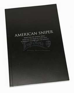 AMERICAN SNIPER (2014) - Lot 15 - Award Consideration Script