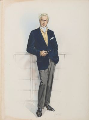 Lot 30 - A "Ship of Fools" Original Costume Design. | Van Eaton Galleries
